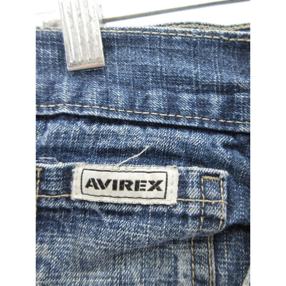 Vintage Avirex Jeans 32x32 Baggy Denim Hip Hop Skater Loose Faded Y2k View 3
